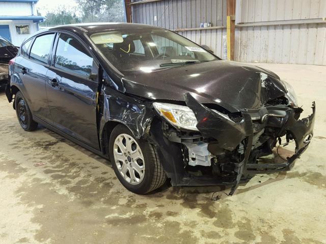 1FAHP3K29CL404969 - 2012 FORD FOCUS SE BLACK photo 1