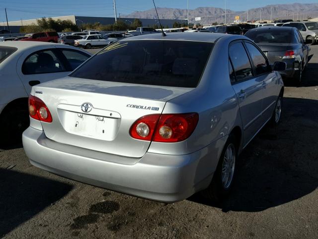 1NXBR30EX6Z568586 - 2006 TOYOTA COROLLA CE SILVER photo 4