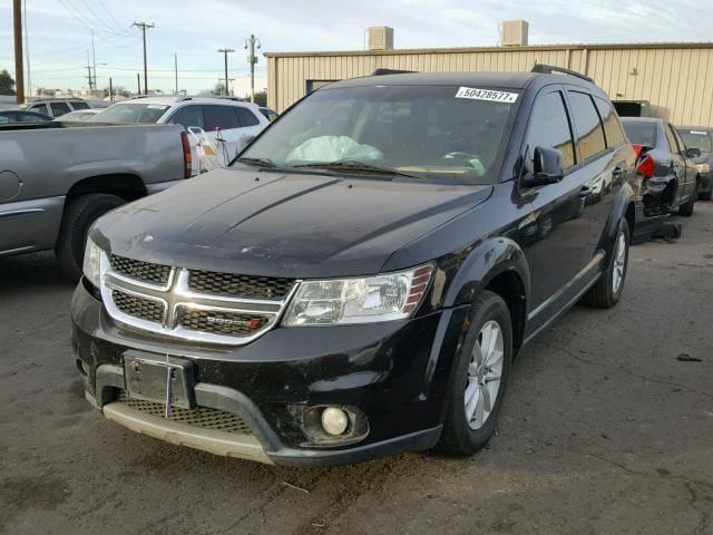 3C4PDCBG4DT535212 - 2013 DODGE JOURNEY SX BLACK photo 2