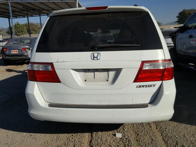 5FNRL38755B100072 - 2005 HONDA ODYSSEY EX WHITE photo 10