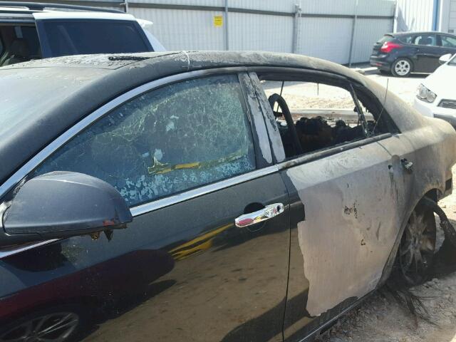 1G1ZE5E07CF296045 - 2012 CHEVROLET MALIBU LTZ Қара фото 9