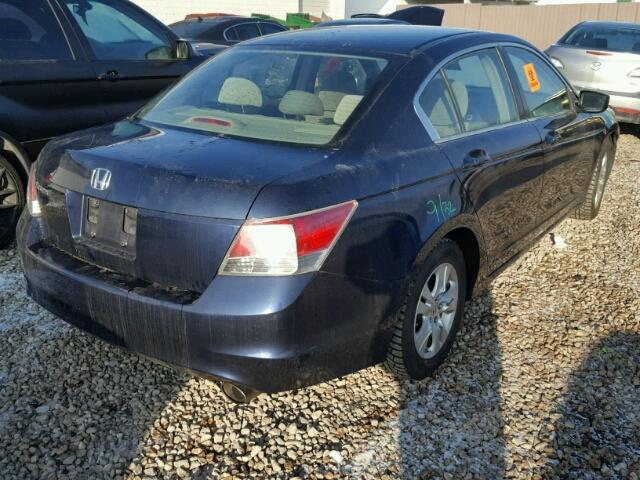 JHMCP26488C027907 - 2008 HONDA ACCORD LXP BLUE photo 4