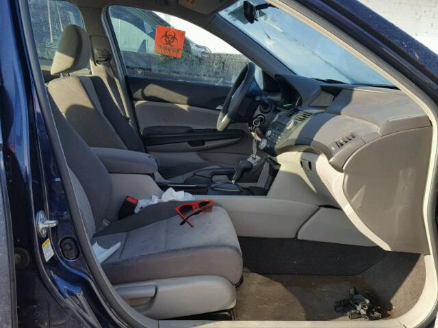 JHMCP26488C027907 - 2008 HONDA ACCORD LXP BLUE photo 5