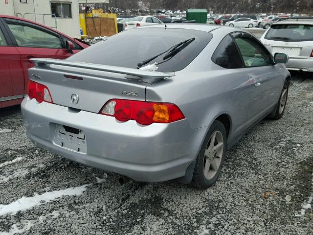 JH4DC54842C029426 - 2002 ACURA RSX SILVER photo 4