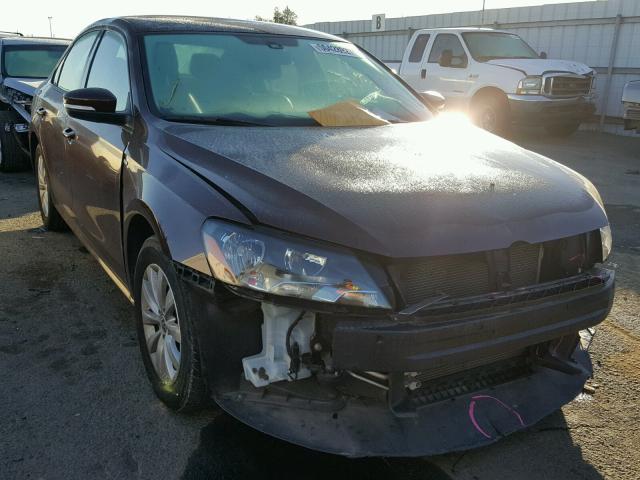 1VWAT7A38EC089414 - 2014 VOLKSWAGEN PASSAT S ბურგუნდია ფოტო 1