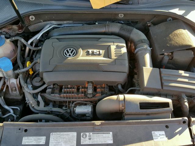 1VWAT7A38EC089414 - 2014 VOLKSWAGEN PASSAT S ბურგუნდია ფოტო 7