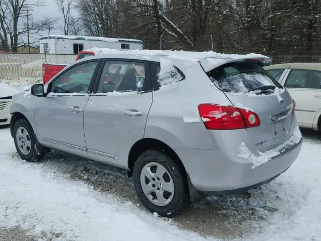 JN8AS5MV9BW680163 - 2011 NISSAN ROGUE S SILVER photo 3