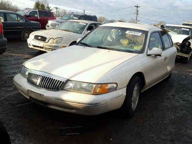 1LNLM97V4VY727623 - 1997 LINCOLN CONTINENTA CREAM photo 2