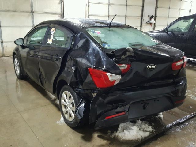 KNADM4A36D6273448 - 2013 KIA RIO LX Սև լուսանկար 3