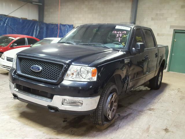 1FTRW14W64KB57214 - 2004 FORD F150 SUPER BLACK photo 2