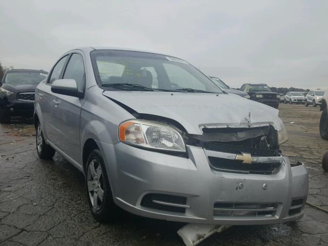 KL1TD5DE6BB126351 - 2011 CHEVROLET AVEO LS SILVER photo 1