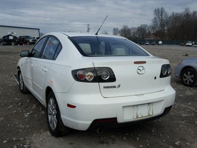 JM1BK12F471714292 - 2007 MAZDA 3 I WHITE photo 3