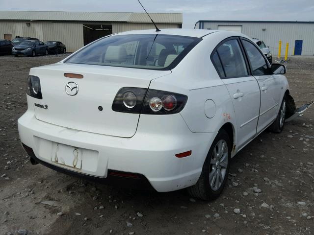 JM1BK12F471714292 - 2007 MAZDA 3 I WHITE photo 4