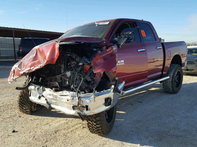 1C6RR6LT7FS658747 - 2015 RAM 1500 SLT RED photo 2