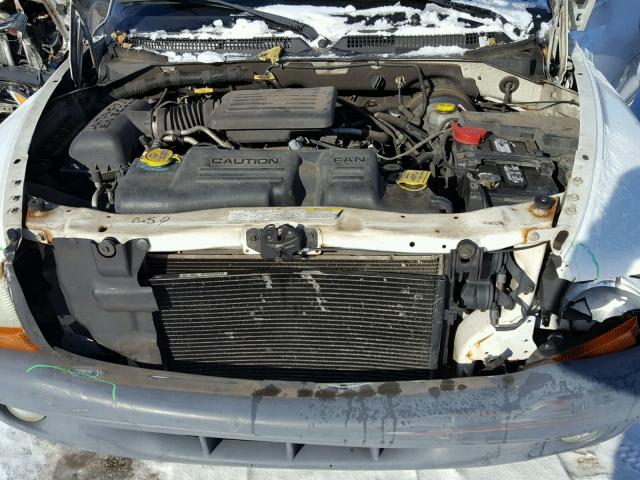 1D4HS38N63F521050 - 2003 DODGE DURANGO SP WHITE photo 7