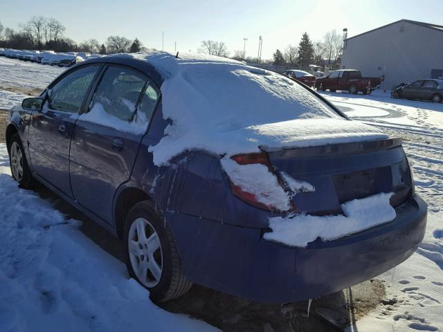1GBAJ55F36Z194954 - 2006 SATURN ION LEVEL BLUE photo 3
