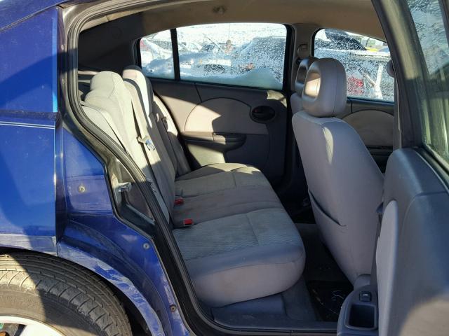 1GBAJ55F36Z194954 - 2006 SATURN ION LEVEL BLUE photo 6