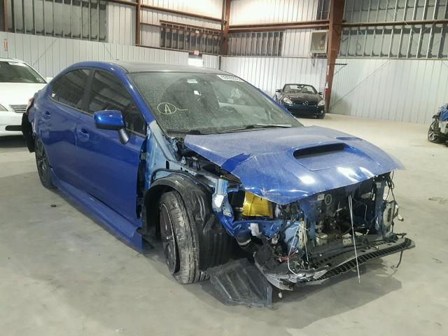 JF1VA1J63F9825956 - 2015 SUBARU WRX LIMITE BLUE photo 1