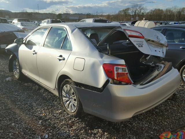 4T1BF1FK3EU844230 - 2014 TOYOTA CAMRY L SILVER photo 3