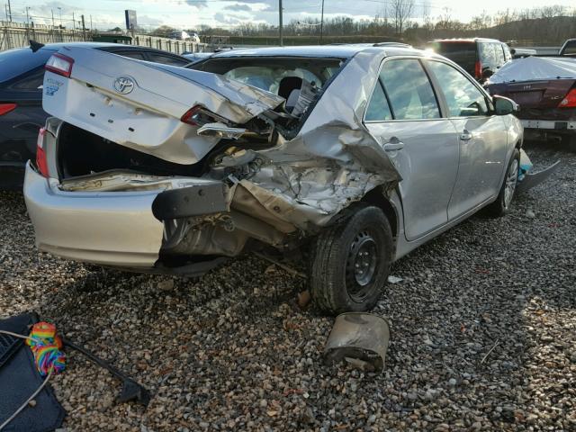 4T1BF1FK3EU844230 - 2014 TOYOTA CAMRY L SILVER photo 4