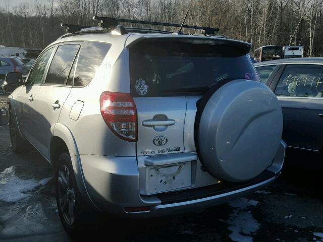 JTMRF4DV2A5026509 - 2010 TOYOTA RAV4 SPORT SILVER photo 3