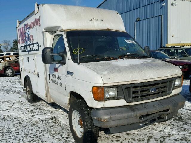 1FDSE35L97DA05713 - 2007 FORD ECONOLINE WHITE photo 1