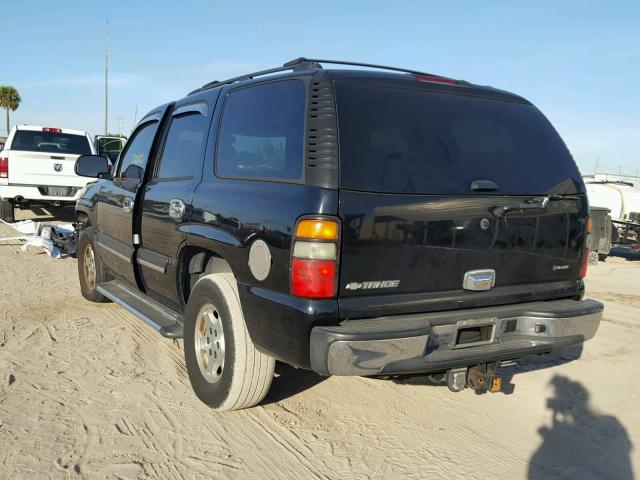 1GNEC13V36R116377 - 2006 CHEVROLET TAHOE C150 BLACK photo 3