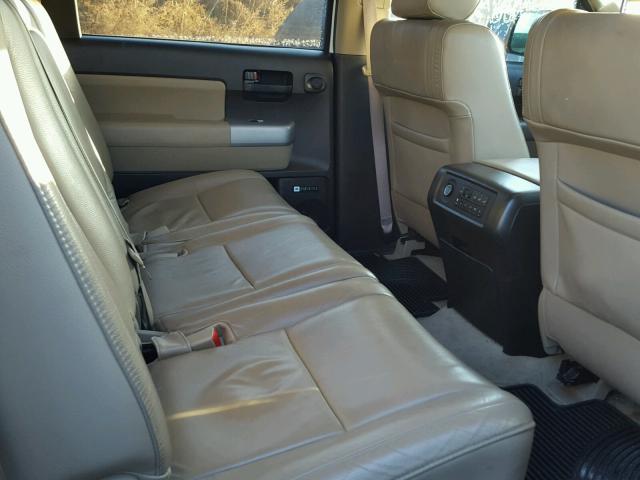 5TDBY64A08S014593 - 2008 TOYOTA SEQUOIA SR WHITE photo 6