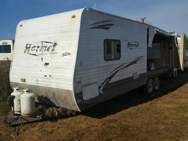 4YDT29R2687204009 - 2008 KEYSTONE HORNET WHITE photo 2