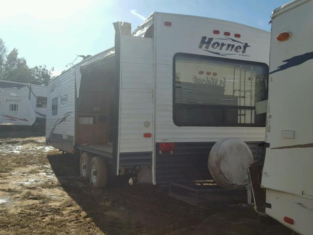 4YDT29R2687204009 - 2008 KEYSTONE HORNET WHITE photo 3