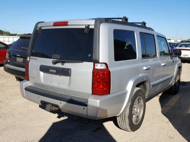 1J4RG4GK5AC130397 - 2010 JEEP COMMANDER SILVER photo 4