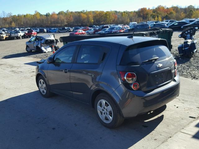 1G1JA6SH6D4201433 - 2013 CHEVROLET SONIC LS CHARCOAL photo 3