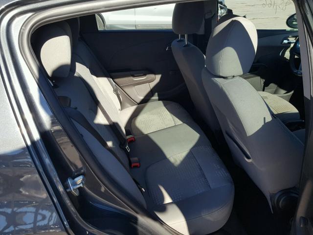 1G1JA6SH6D4201433 - 2013 CHEVROLET SONIC LS CHARCOAL photo 6