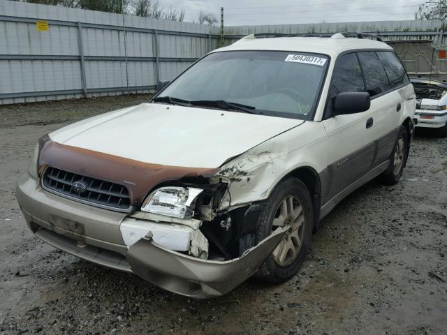 4S3BH675747625028 - 2004 SUBARU LEGACY OUT TWO TONE photo 2