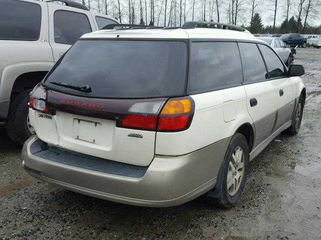 4S3BH675747625028 - 2004 SUBARU LEGACY OUT TWO TONE photo 4