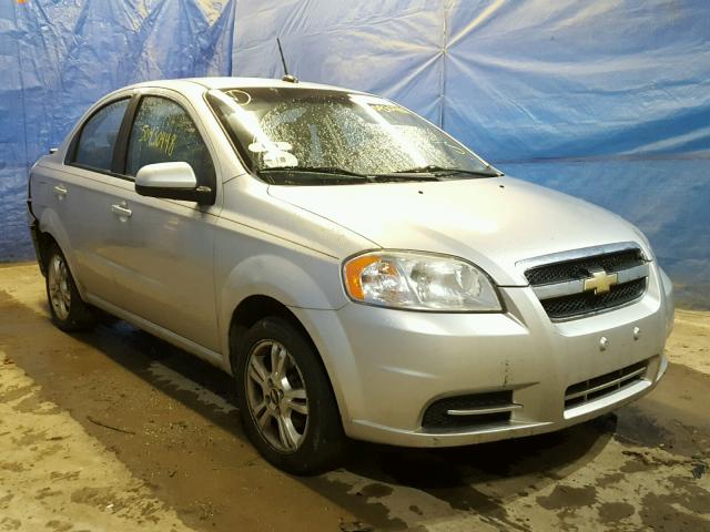 KL1TD5DE6BB176859 - 2011 CHEVROLET AVEO LS SILVER photo 1