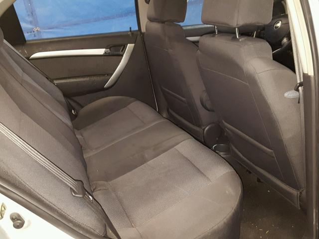 KL1TD5DE6BB176859 - 2011 CHEVROLET AVEO LS SILVER photo 6