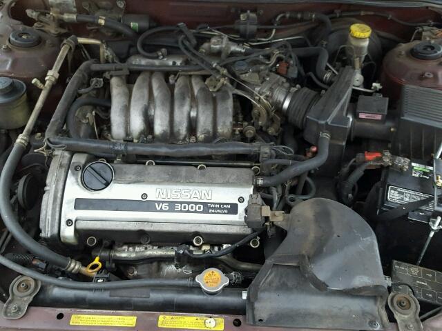 JN1CA21D0VT220626 - 1997 NISSAN MAXIMA GLE MAROON photo 7