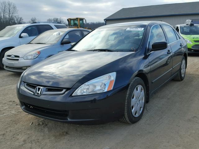 1HGCM66334A065948 - 2004 HONDA ACCORD LX BLACK photo 2