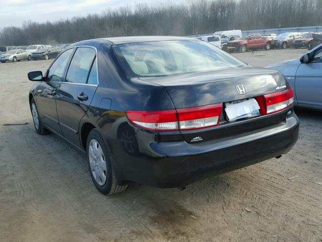 1HGCM66334A065948 - 2004 HONDA ACCORD LX BLACK photo 3