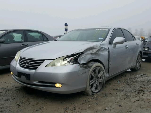 JTHBJ46G572142813 - 2007 LEXUS ES 350 SILVER photo 2