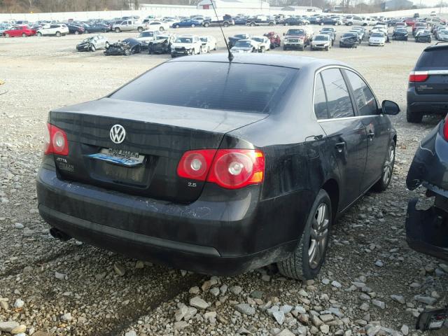 3VWEF71K47M158598 - 2007 VOLKSWAGEN JETTA WOLF BLACK photo 4