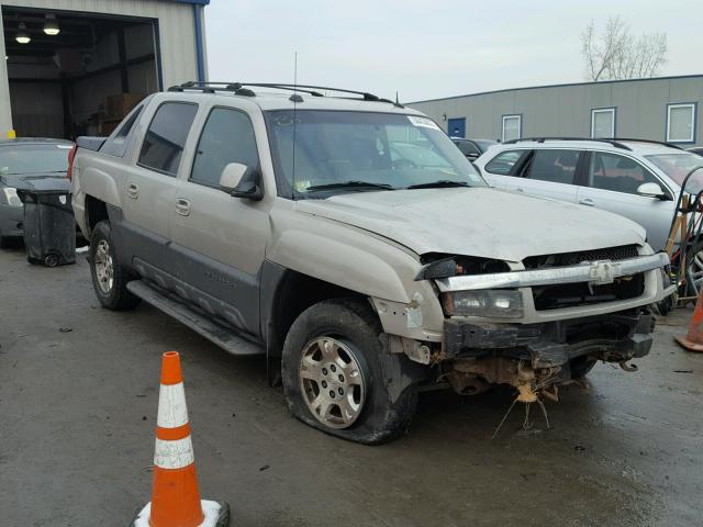 3GNEK12T24G204174 - 2004 CHEVROLET AVALANCHE BEIGE photo 1