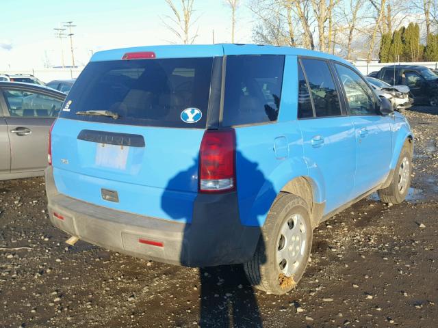 5GZCZ33D75S844405 - 2005 SATURN VUE BLUE photo 4