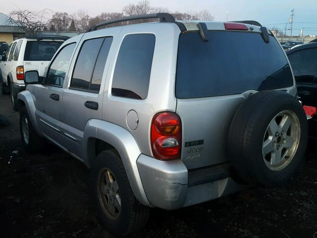 1J4GL58K53W679946 - 2003 JEEP LIBERTY LI SILVER photo 3