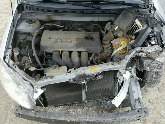 2T1BR30E67C801978 - 2007 TOYOTA COROLLA CE SILVER photo 7