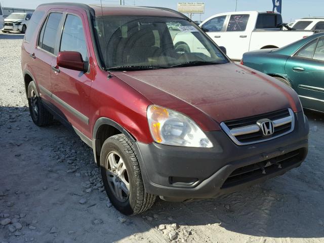 JHLRD78892C076965 - 2002 HONDA CR-V EX BURGUNDY photo 1