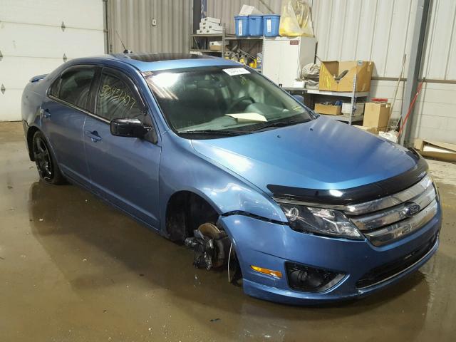 3FAHP0HA4AR238601 - 2010 FORD FUSION SE BLUE photo 1