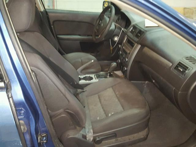 3FAHP0HA4AR238601 - 2010 FORD FUSION SE BLUE photo 5