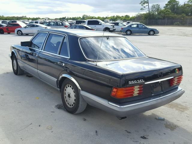 WDBCA39E5LA501327 - 1990 MERCEDES-BENZ 560 SEL BLACK photo 3